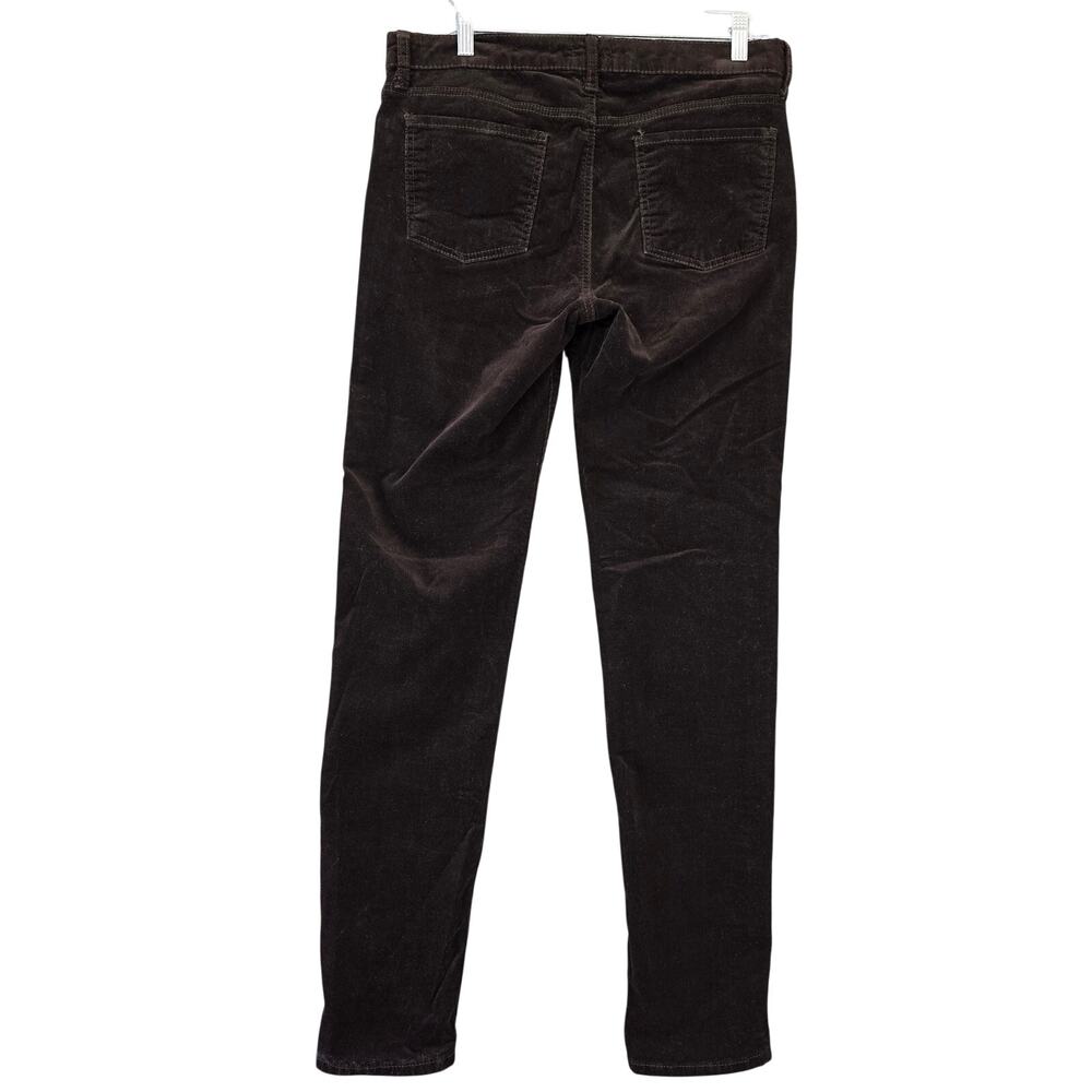 Edyson Brown Corduroy Pants Size 31 Long Stretch Skinny Classic Midrise Women's
